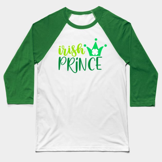 Irish Prince Baseball T-Shirt by Coral Graphics